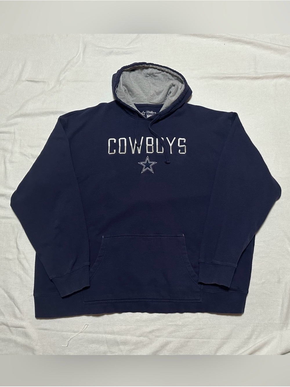 Dallas Cowboys Authentic Apparel Hoodie Navy Blue Big & Tall Size 4XL NFL